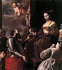 Receiving Canvas Paintings - Sophonisba Receiving the Goblet